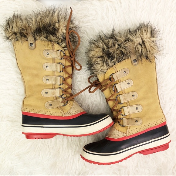 SOREL Joan Of Arctic Camel Waterproof Winter Boots - Picture 3 of 10